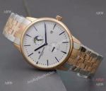 Fake Vacheron Constantin 2-Tone Rose Gold Watch - White Face